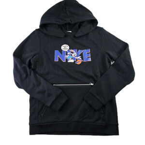 Nike Space Jam A New Legacy Big Kids Dri-Fit Hoodie Black Size XL